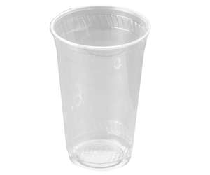 1006 - BioPak Pint Clear PLA Tumbler Ce Marked  - Case of 960 - 1006