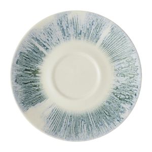 Churchill Lyra Blue Cappuccino Saucers 156mm (12 Pack) - JC672 - 1