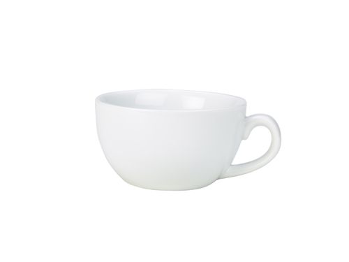 Genware Porcelain Bowl Shaped Cup 29cl/ 10.25oz (Pack of 6) - 322129 - 1