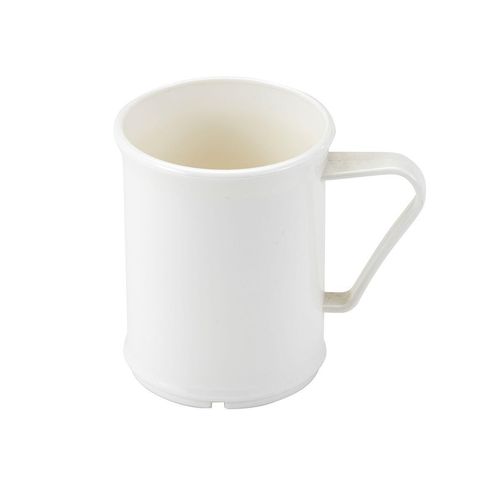 Cambro 288ml White Camwear Polycarbonate Mug - 1