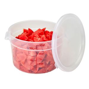 Cambro 11.4L Polypropylene Translucent Round - 3