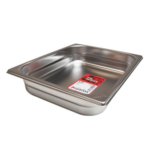 Pujadas GN Pro 65mm Deep 1/2 Stainless Steel Gastronorm - 1