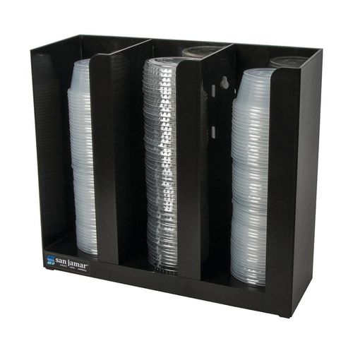 San Jamar 2- 3 Adjustable Portion Cup & Lid Organiser - 1