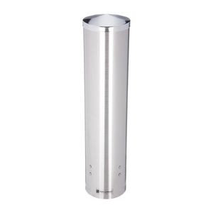 San Jamar 16 Stainless Steel Large Water Cup Dispenser - 1