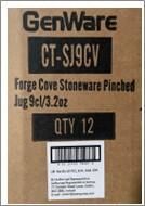 Forge Cove Stoneware Pinched Jug 9cl/3.2oz (Pack of 12) - CT-SJ9CV - 8