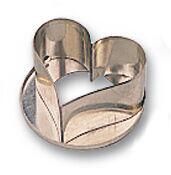 Matfer Stainless Steel "tea Biscuit" Cutter Heart No. 3 - 11764-08 - 1