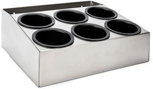 Matfer Matfer Stainless Steel Roll Box 6 Bowls 38x36cm - 11381-02 - 1