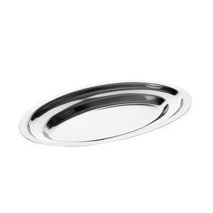 Stainless Steel Oval Tray 31x20cm - 062314 - 1