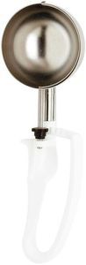 Unigrip Stainless Steel Ice Cream Scoop With Trigger 6 Portions Per Litre White - 187701 - 1