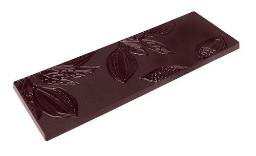 Mould Tray 275x175 For 2 Chocolate Bars 100 G Pod Pattern - 382084 - 1