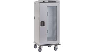 Trans'therm Oven 15 Gn 1/1 On Wheels - With Humidification - Glass Door - 893915 - 1