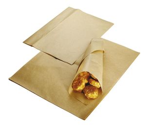 Box Of 3,000 (2 Packets Of 1500) Sheets Of Kraft Greaseproof Wrapping Paper 400x300 Mm - 942051 - 1
