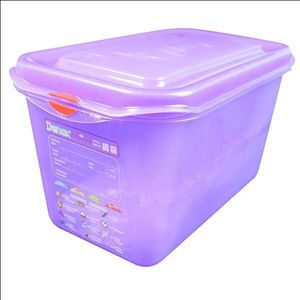 Pro Colour Coded Container 1/4 4.3Ltr- Purple - D12420P - 1