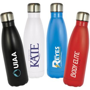 Custom Branded Refresh Double Wall Stainless Steel Water Bottle (500ml)  - C5715 - 1
