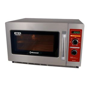 Diamond DW3418-M Stainless Steel Microwave, 1800W - DW3418-M - 1