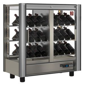 Diamond PVV-2/TR-R6 Modulable Refrigerated Wine Cooler, 42 Wine Bottles - PVV-2-TR-R6 - 1