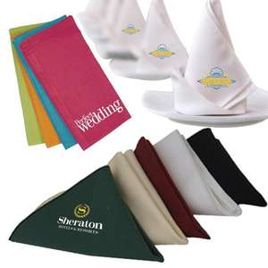 Custom Printed Fabric Napkins - 1