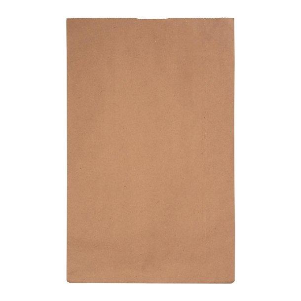 Fiesta Green Compostable Biodegradable Recyclable Kraft Grab Bags 406 x 254mm 16" x 10" Compostable Recyclable - Pack of 500 - FC874 - 1