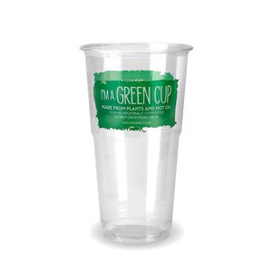 BioPak Pint "I'm A Green Cup" PLA Tumblers | CE Marked (Case of 960) - 1008 - 1