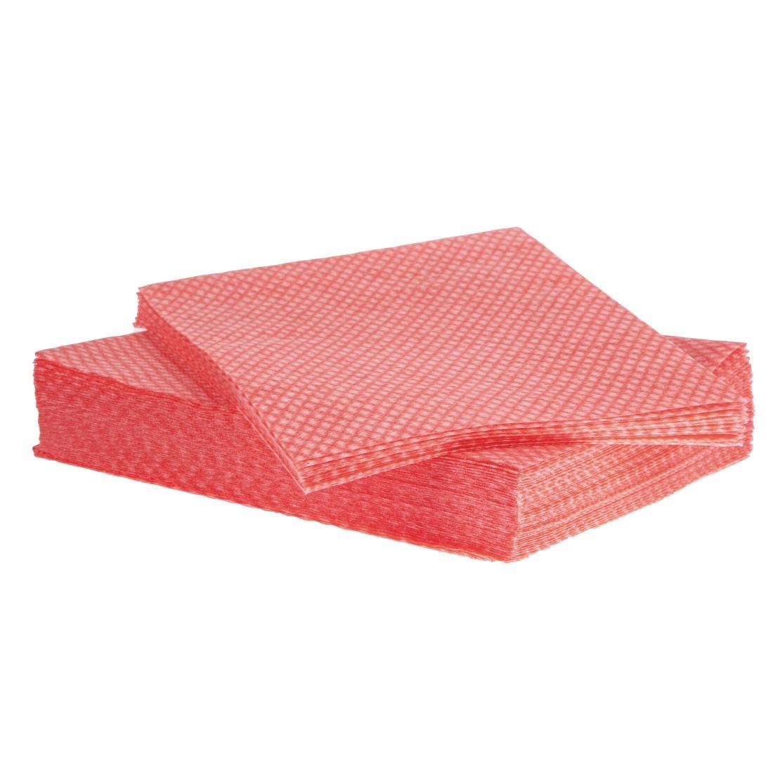 Jantex Solonet Cloths Red (Pack of 50) - CD809  - 1