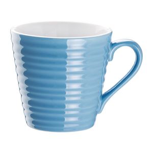 Olympia Café Aroma Mugs Blue 340ml (Pack of 6) - DH631  - 1
