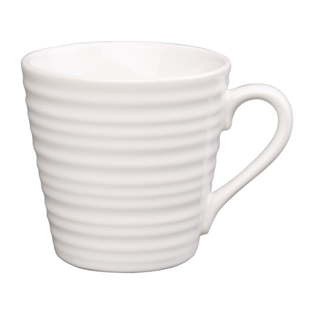 Olympia Café Aroma Mugs White 340ml (Pack of 6) - DH633  - 2