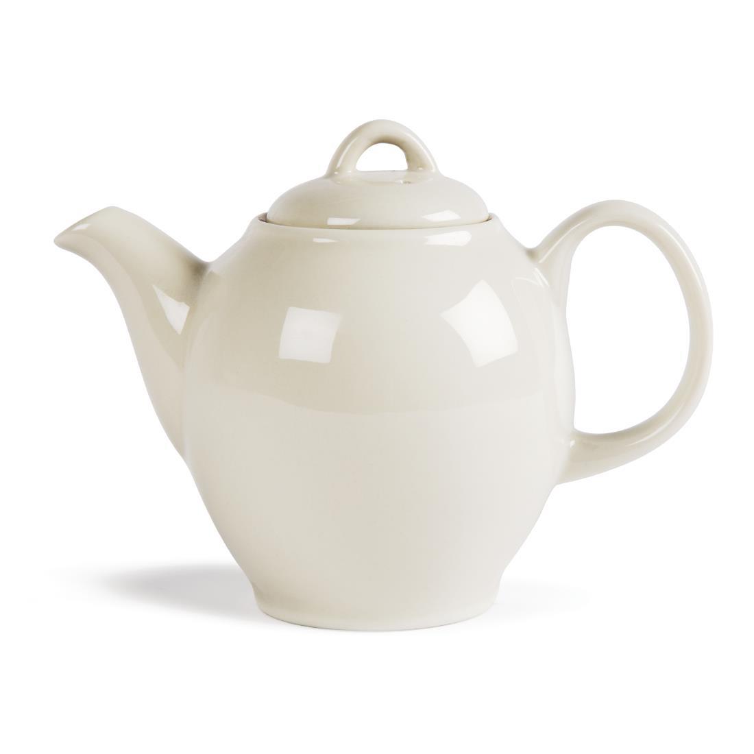 Olympia Ivory Teapots 426ml (Pack of 4) - U139  - 2