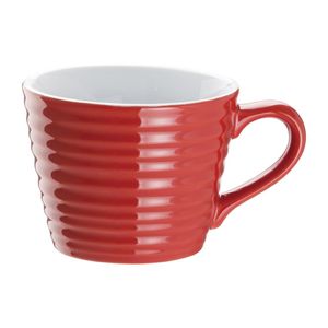 Olympia Café Aroma Mugs Red 230ml (Pack of 6) - DH637  - 1