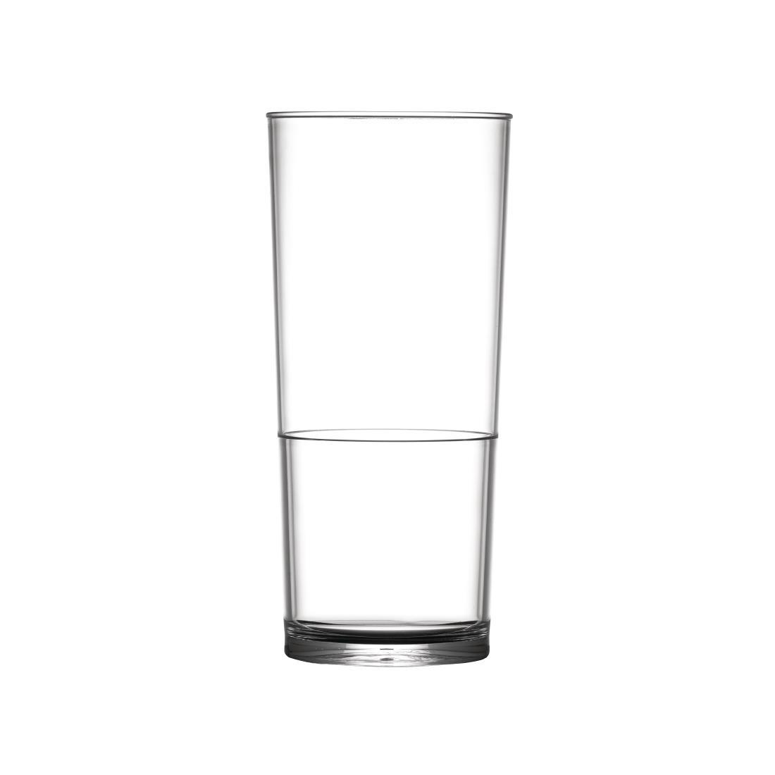 BBP Polycarbonate Hi Ball In2Stax Glasses Pint (Pack of 48) - DC419  - 1