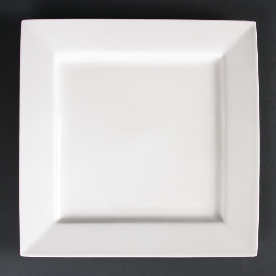 Olympia Lumina Square Plates 265mm (Pack of 4) - DP965  - 1
