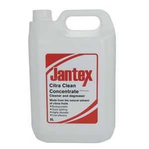 Jantex Citrus Kitchen Cleaner and Degreaser Concentrate 5Ltr (Twin Pack) - CW710  - 1