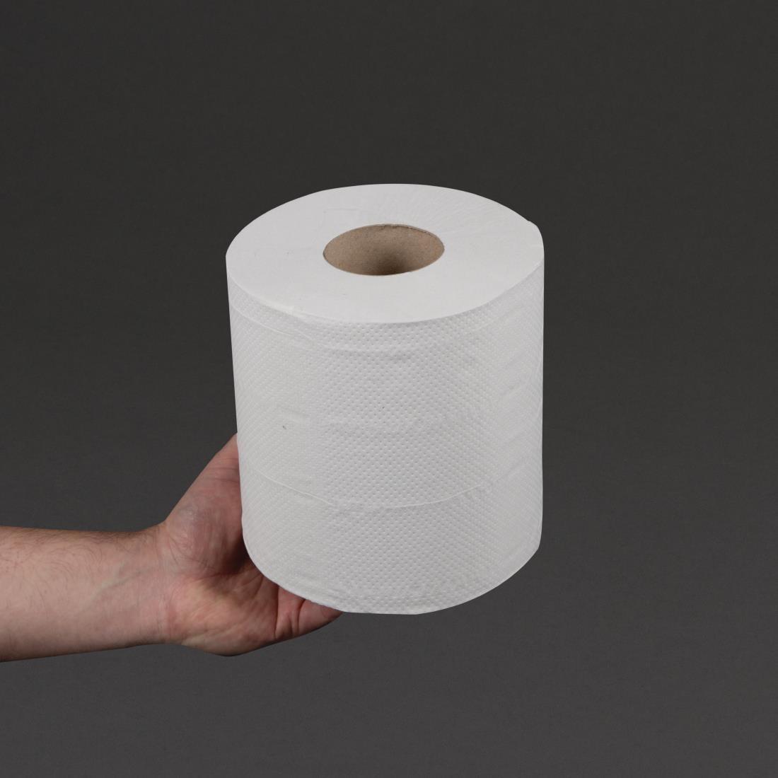 Jantex Centrefeed White Rolls 2-Ply 120m (Pack of 6) - DL920  - 2