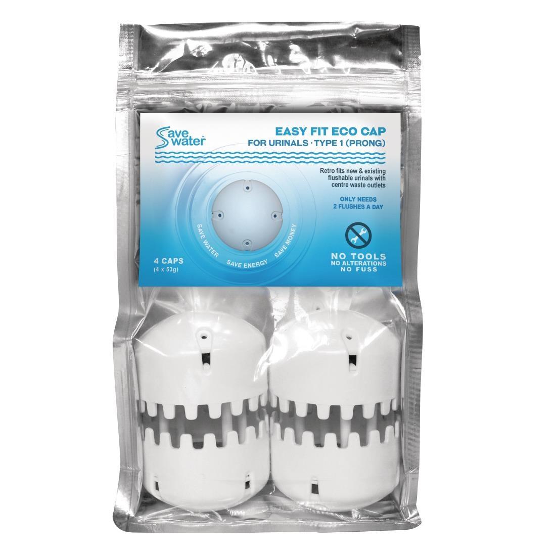 Eco Cap Type 1 Two-Prong Urinal Caps (4 Pack) - DC217  - 8