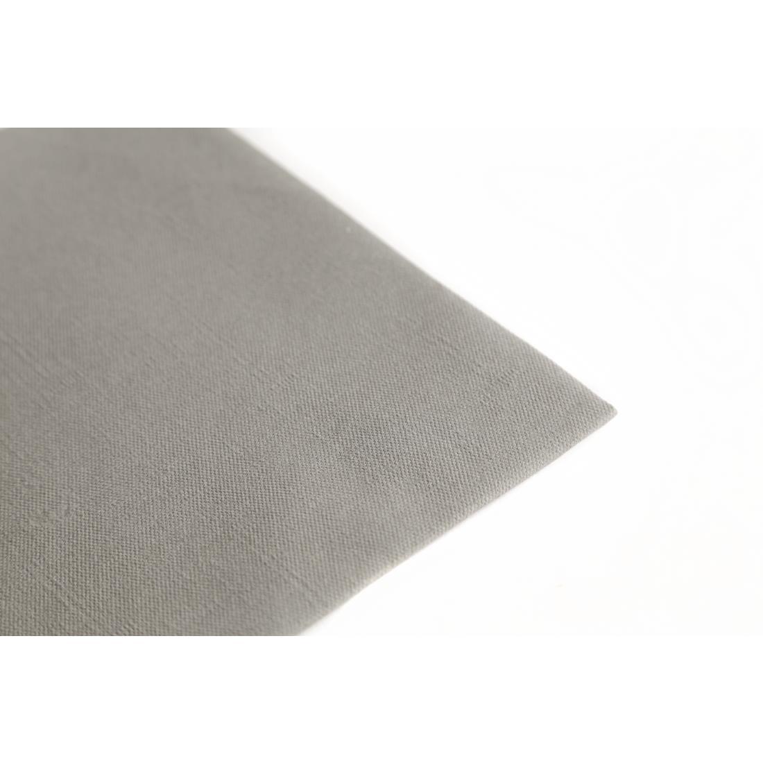 Duni Dinner Napkin Granite Grey 40x40cm 1ply 1/8 Fold (Pack of 720) - GJ122  - 2