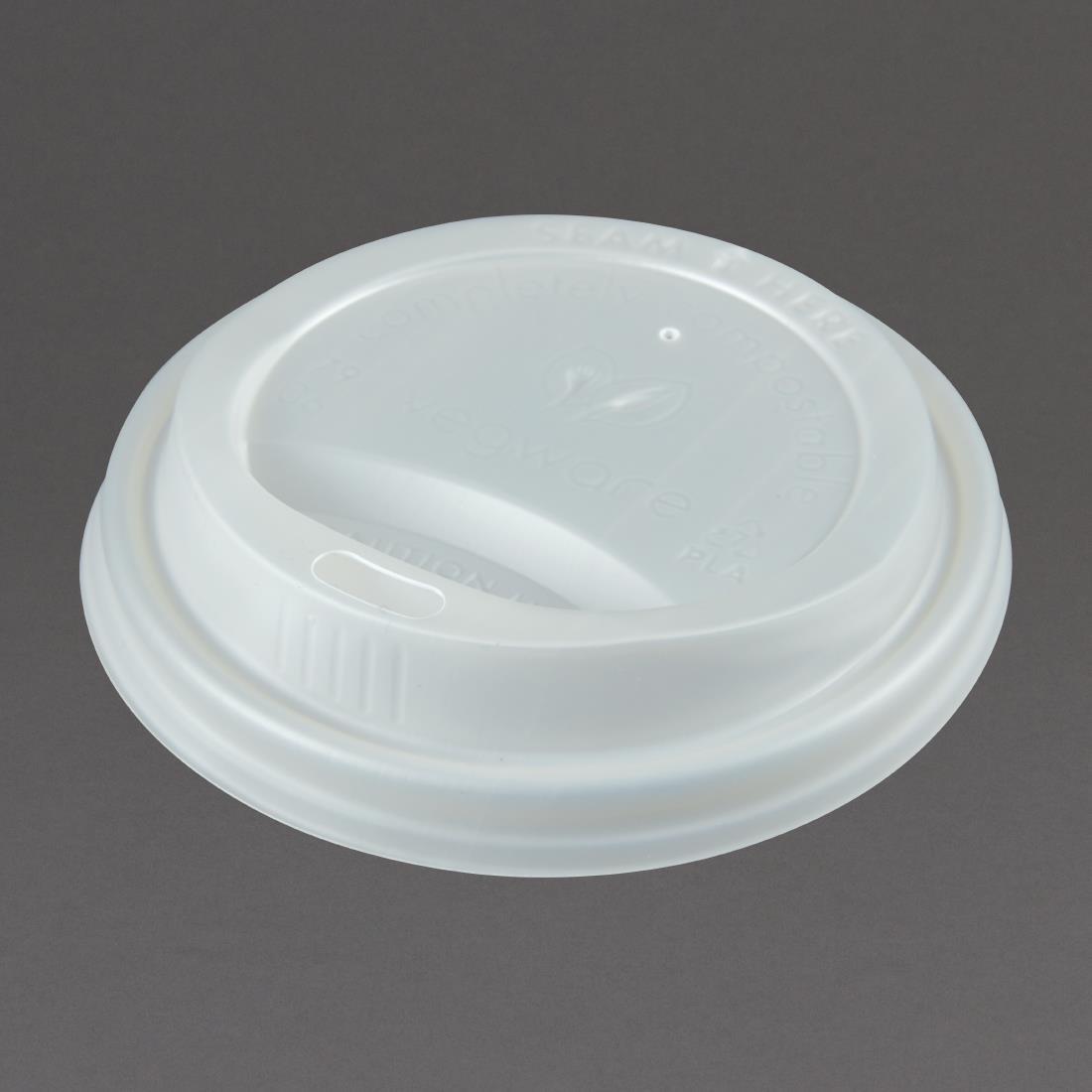 Vegware Compostable Coffee Cup Lids 225ml / 8oz (Pack of 1000) - GH024  - 2