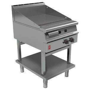 Falcon Dominator Plus 600mm Wide Smooth Natural Gas Griddle on Fixed Stand G3641 - GP042-N  - 1