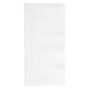 Duni Dinner Napkin White 40x40cm 3ply 1/8 Fold (Pack of 1000) - GJ118  - 1
