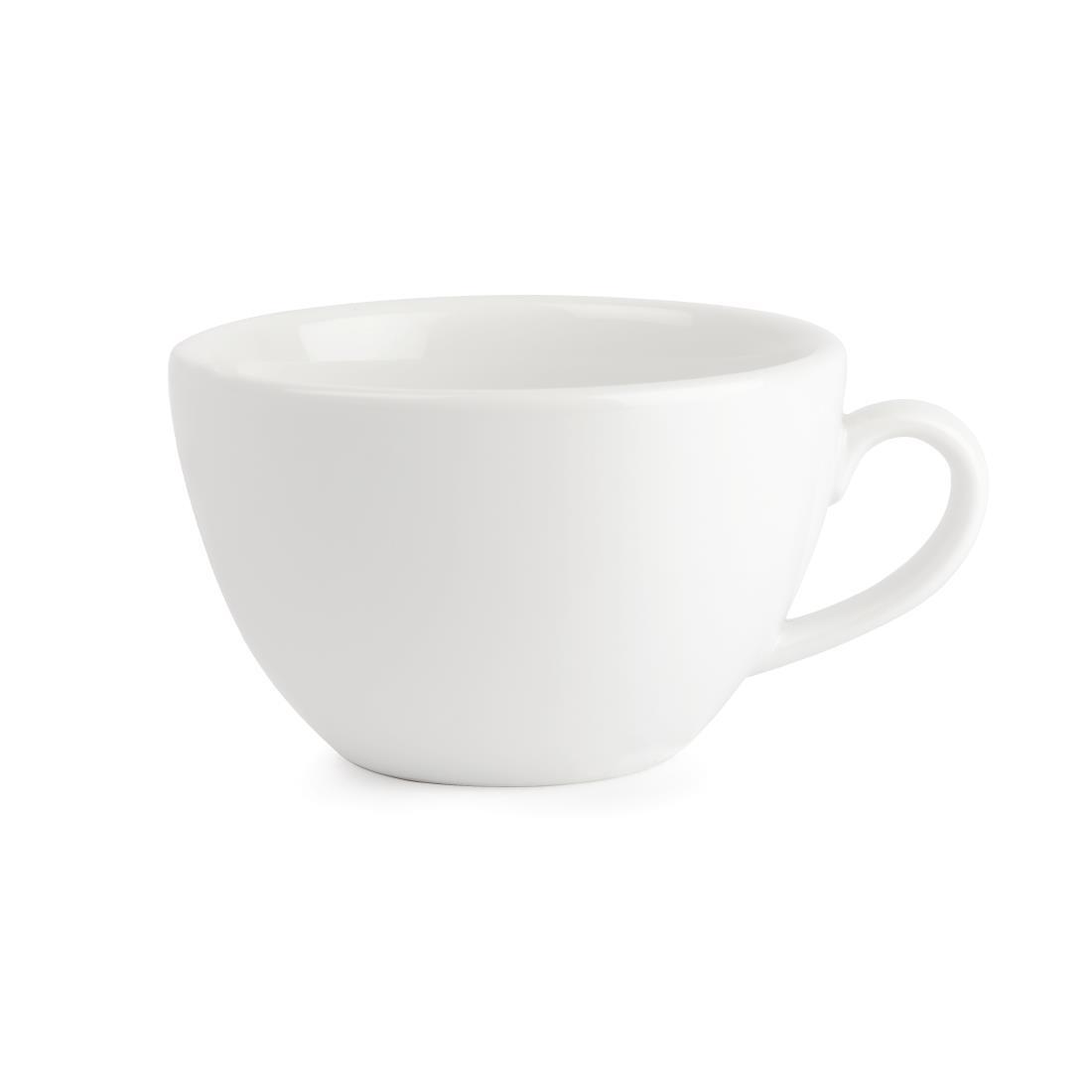 Royal Porcelain Classic White Breakfast Cups 300ml (Pack of 12) - CG022  - 2