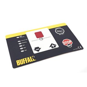 Control Panel Adhesive Label for Buffalo Vac Pack Machine - AD675  - 1