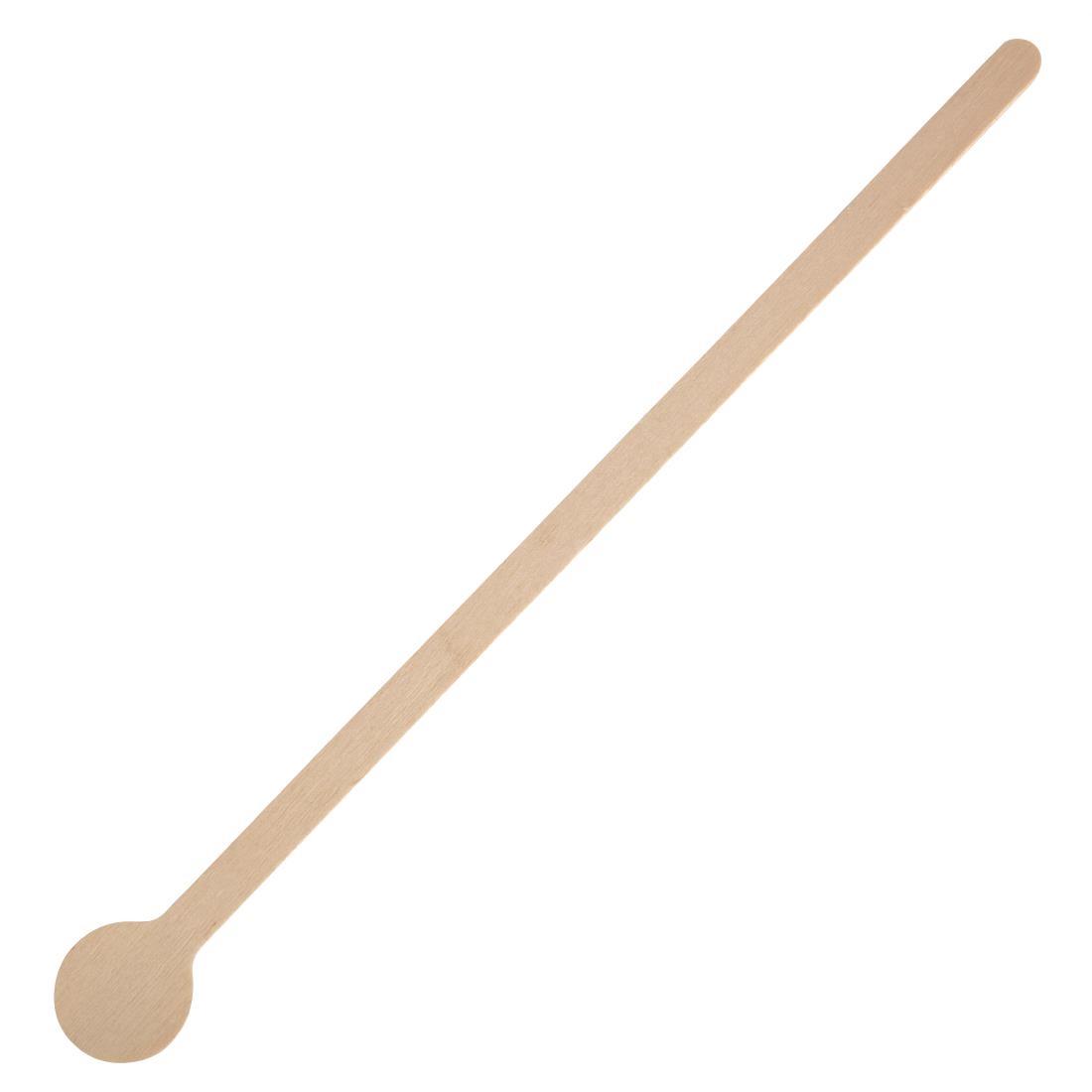Fiesta Compostable Wooden Cocktail Stirrers 200mm (Pack of 100) - DB494  - 2