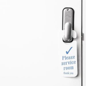 Do Not Disturb and Please Service Room Sign (Pack of 10) - W346  - 3