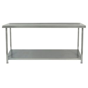 Parry Fully Welded Stainless Steel Centre Table with Undershelf 1900x700mm - DC614  - 1