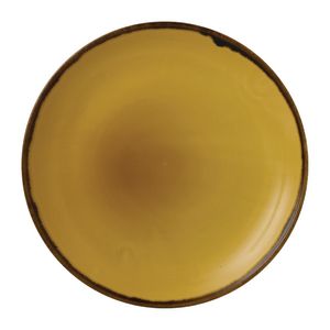 Dudson Harvest Dudson Mustard Coupe Plate 217mm (Pack of 12) - FJ772  - 1