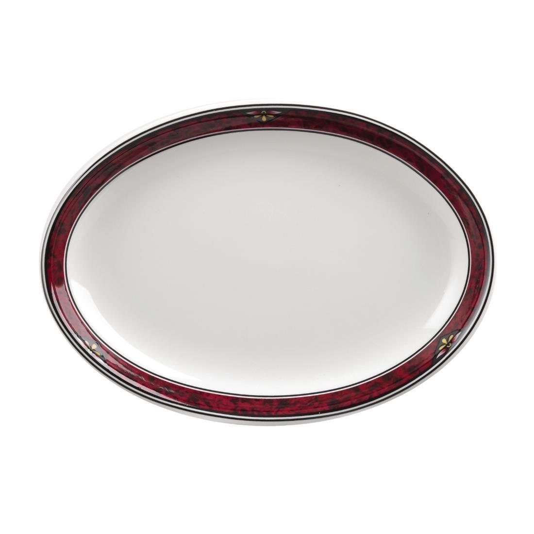 Churchill Milan Oval Platters 202mm (Pack of 12) - M767  - 1