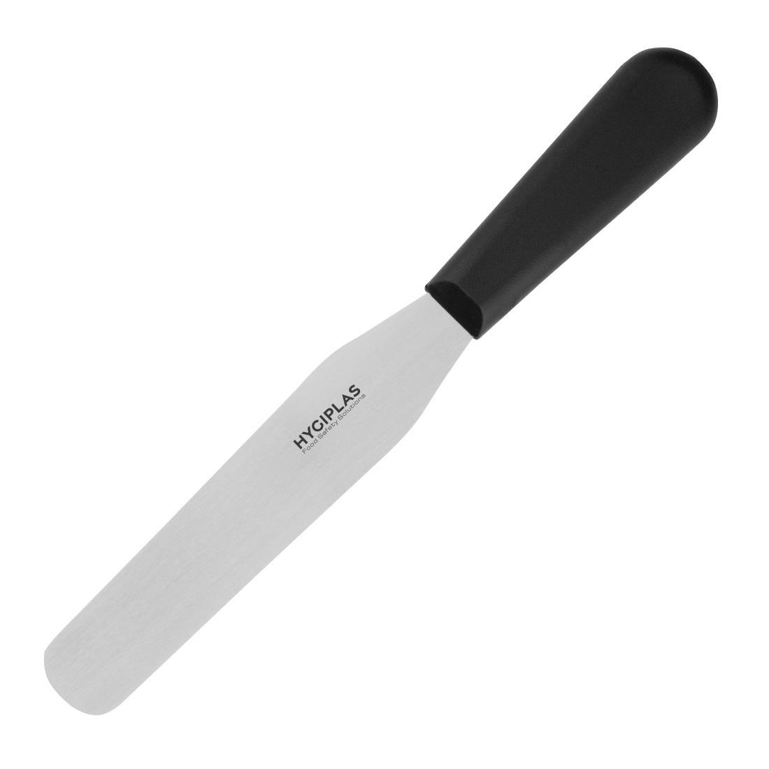 Hygiplas Straight Blade Palette Knife Black 15cm - D402  - 1