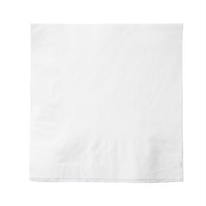 Fiesta Recyclable Lunch Napkin White 30x30cm 2ply 1/4 Fold (Pack of 250) - CM563  - 1