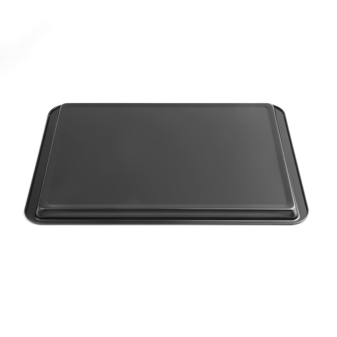 Vogue Non-Stick Carbon Steel Baking Tray 370 x 257mm - GD014  - 2