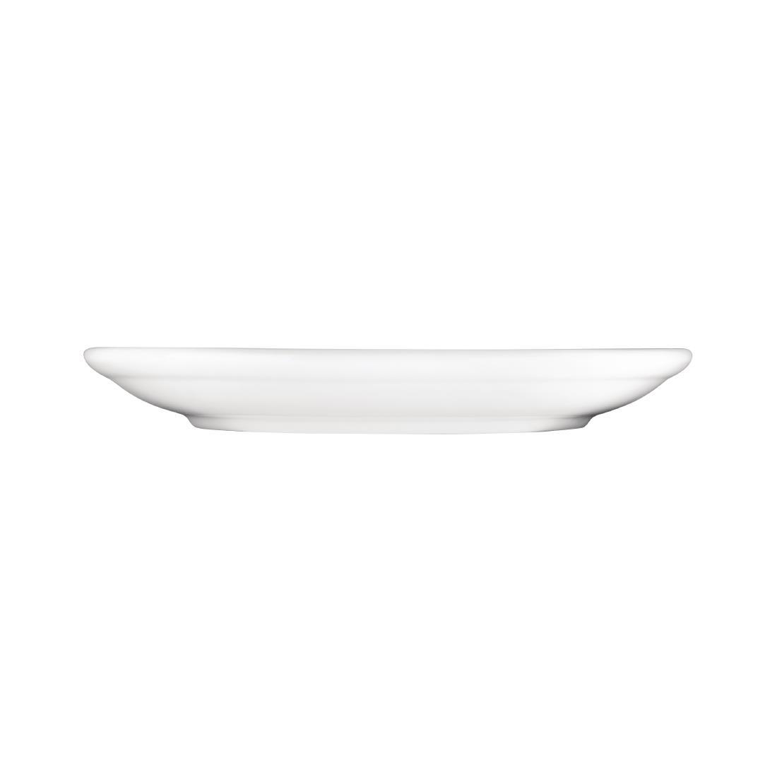 Olympia Heritage Double Well Saucers 163mm White (Pack of 6) - DW157  - 2