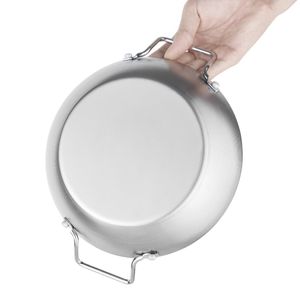 Vogue Carbon Steel Paella Pan 200mm - GD072  - 3