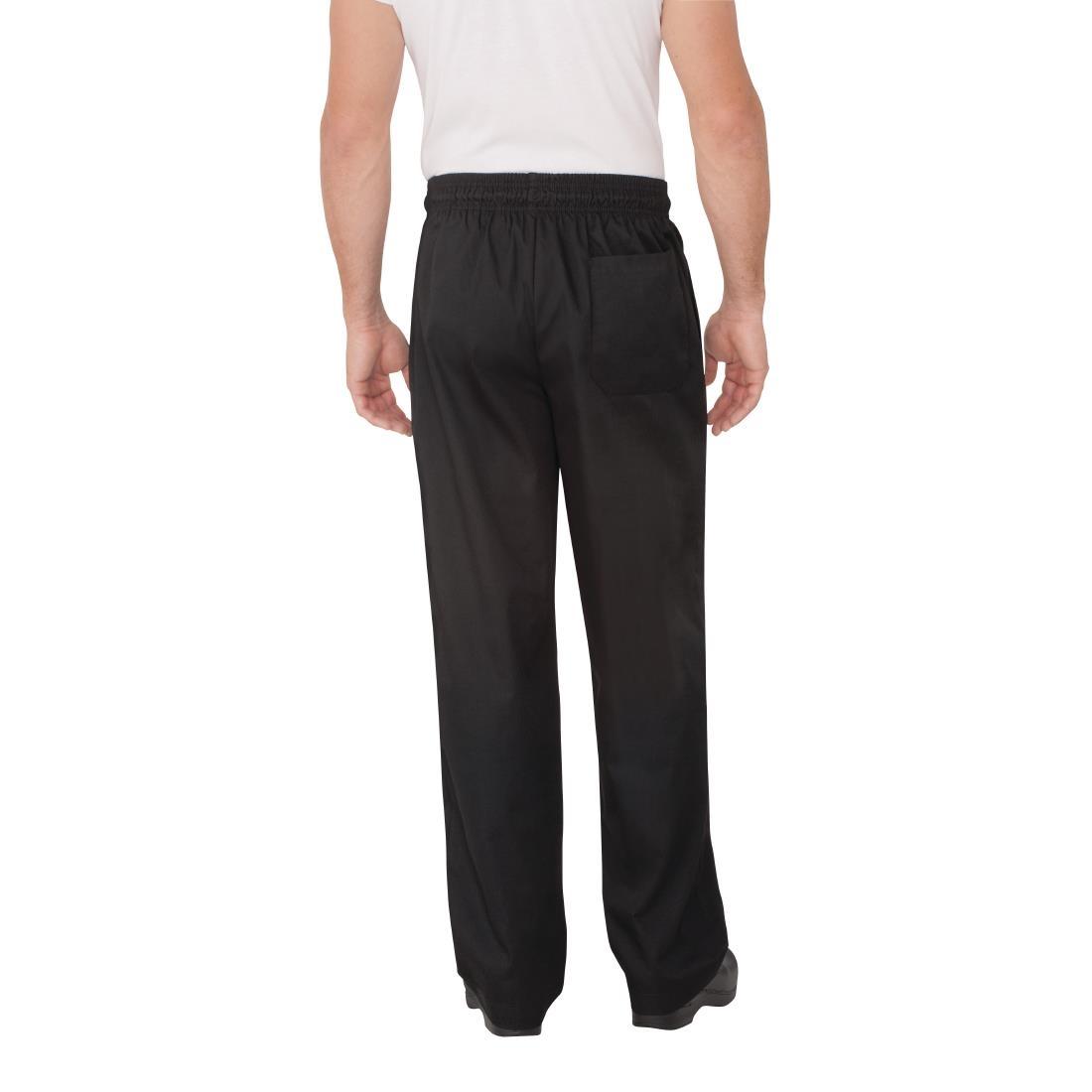 Chef Works Essential Baggy Trousers Black XS - A029-XS  - 5